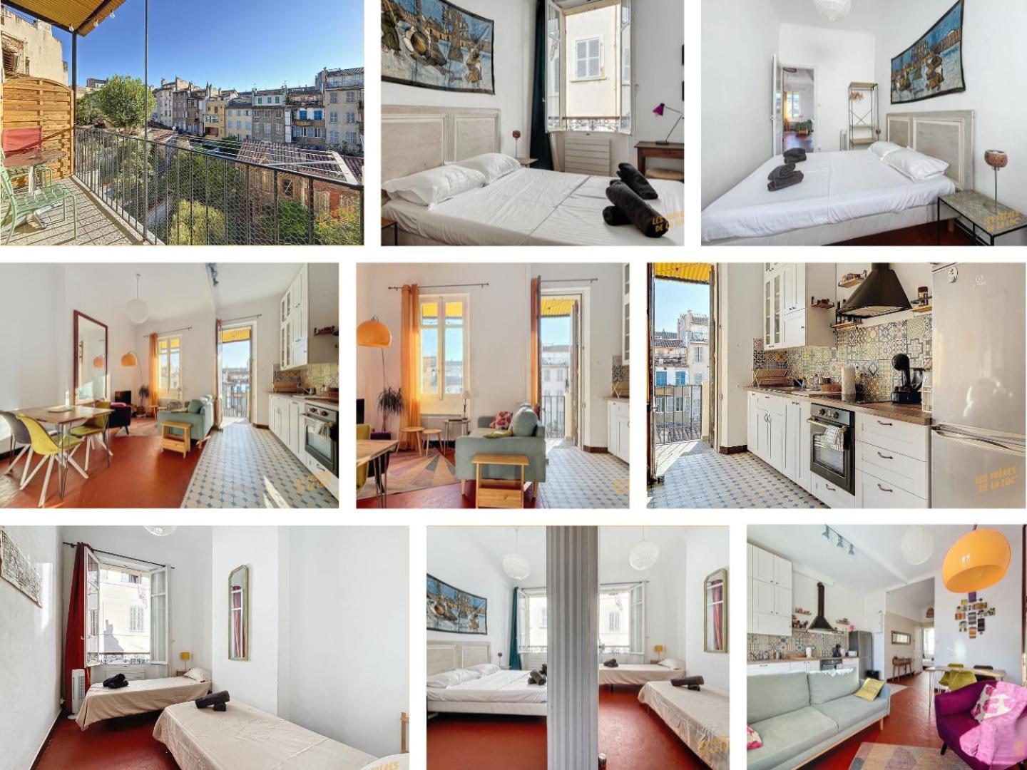Cosy Appartement - Ultra Centre & Balcon - Les Freres De La Loc' Marselha Exterior foto
